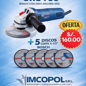 AMOLADORA DE 4.1/2" BOSCH GWS700
