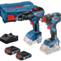 TALADRO ATORNILLADOR GSB 18V-50 + LLAVE IMPACTO GDX 18V-200 CON 2 BATERIAS BOSCH